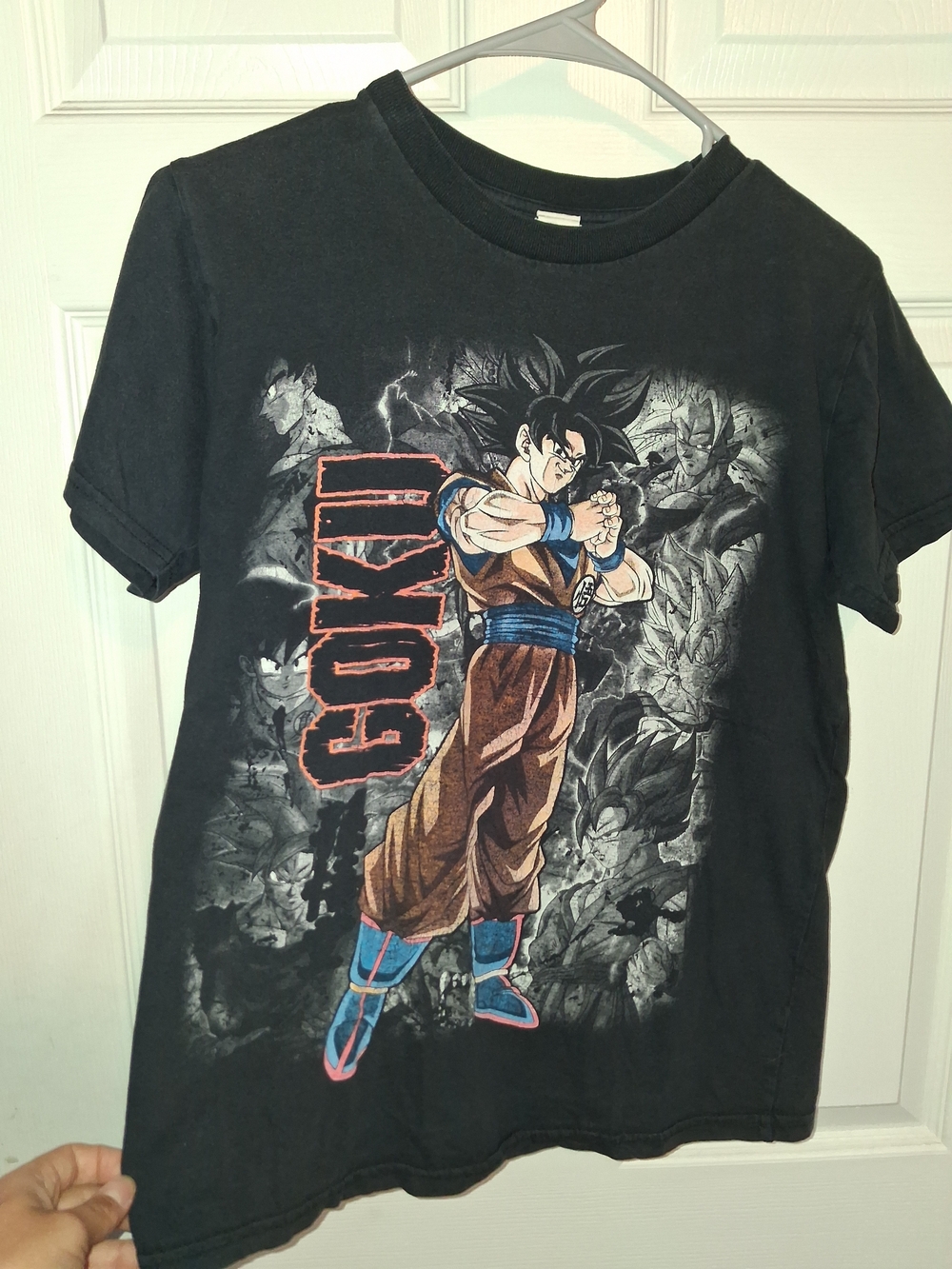 (2000s) VTG Black Dragon Ball Goku Graphic Short Sleeve Tee - Crew Neck